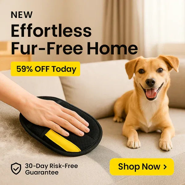 QuirkyPick™ Pet Grooming Gloves – De-Shed & Massage |🔥Buy 1 Get 1 Free🔥