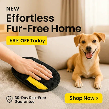 QuirkyPick™ Pet Grooming Gloves – De-Shed & Massage |🔥Buy 1 Get 1 Free🔥