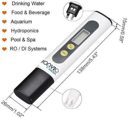 QuirkyPick™ Water TDS Meter Tester