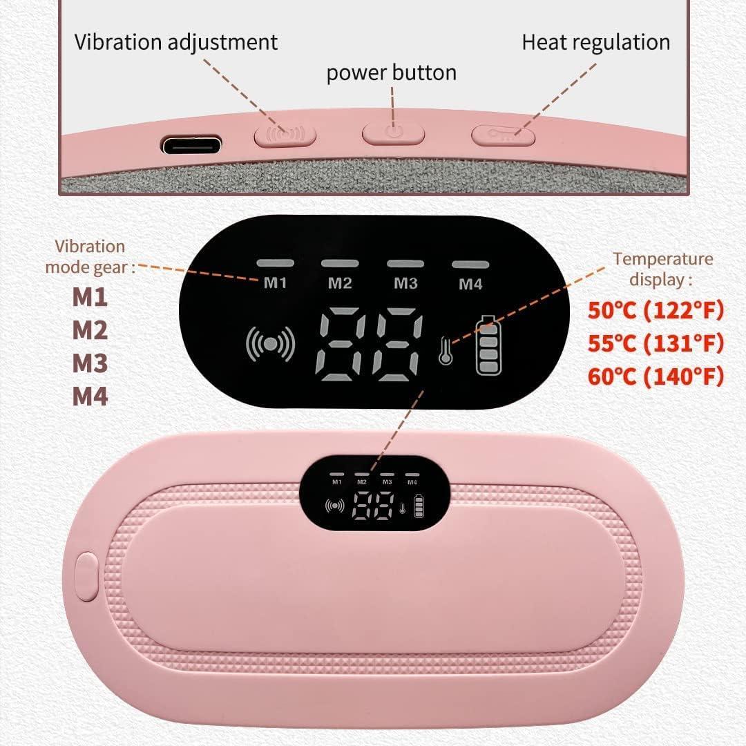 QuirkyPick™ 💖 Wireless Menstrual Heating Pad – Period Pain Soother