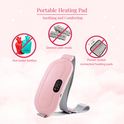 QuirkyPick™ 💖 Wireless Menstrual Heating Pad – Period Pain Soother