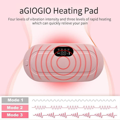 QuirkyPick™ 💖 Wireless Menstrual Heating Pad – Period Pain Soother