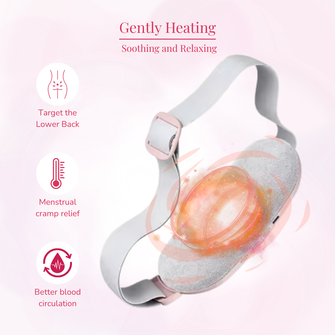 QuirkyPick™ 💖 Wireless Menstrual Heating Pad – Period Pain Soother