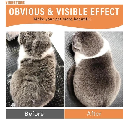 QuirkyPick™ 🌟 2-in-1 Pet Brush – Steam Mist Grooming Tool