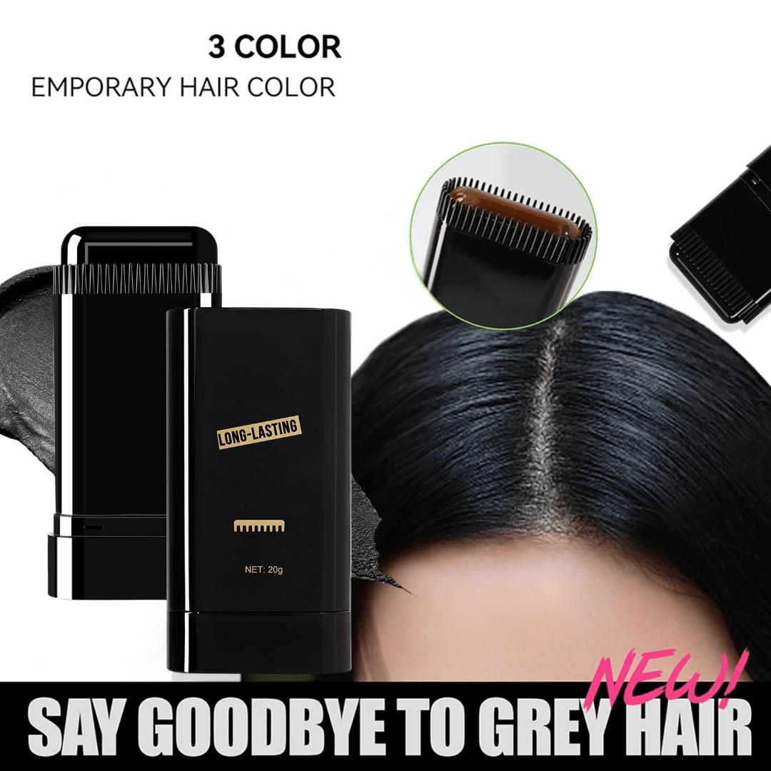 QuirkyPick™ 🌊 Waterproof Hair Color Comb Stick - Black